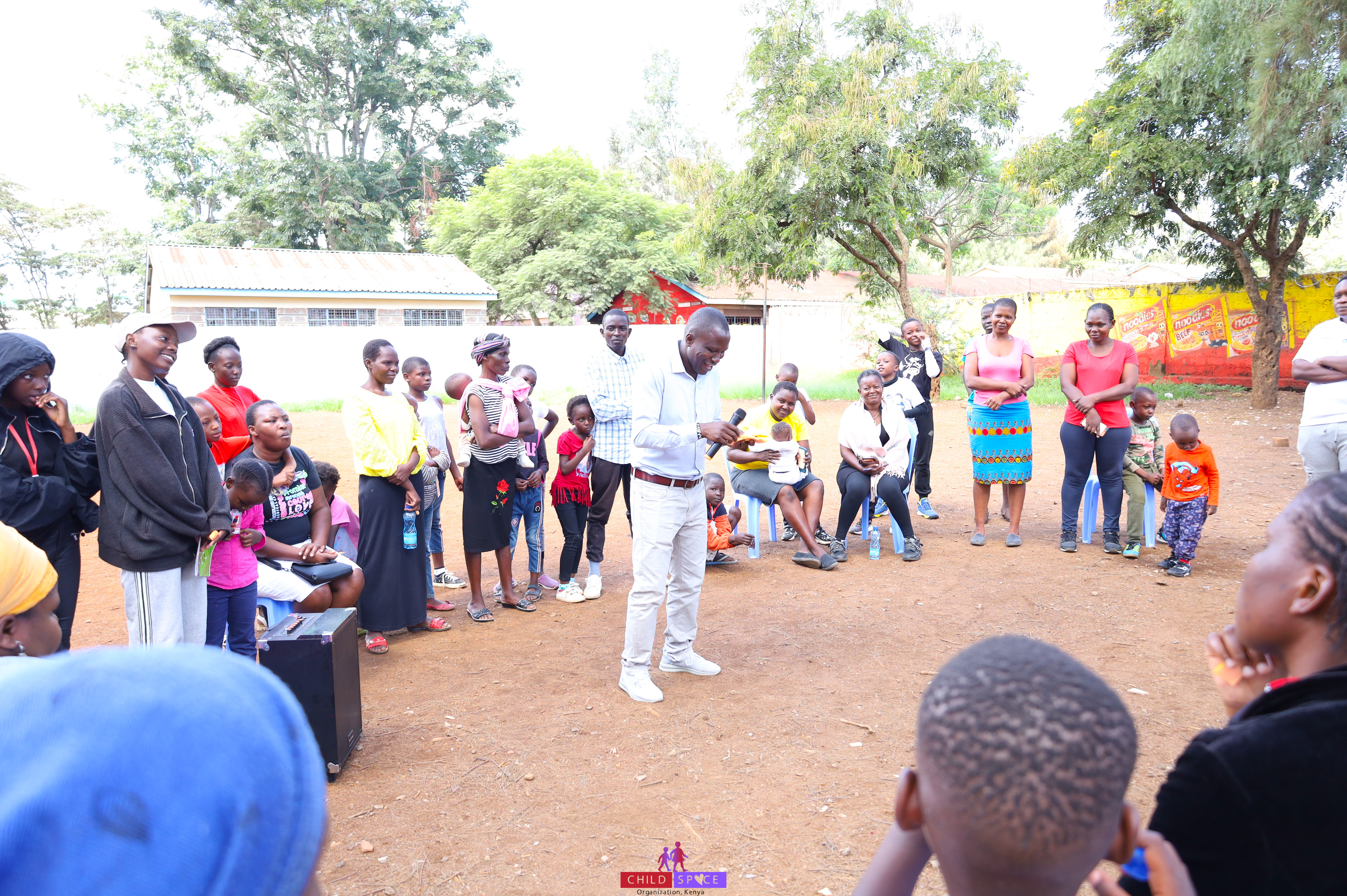 Children participating in a Children's Mental Health camp