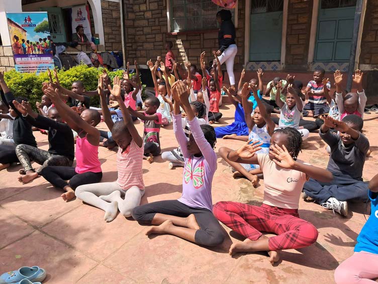 Mental health camp activity